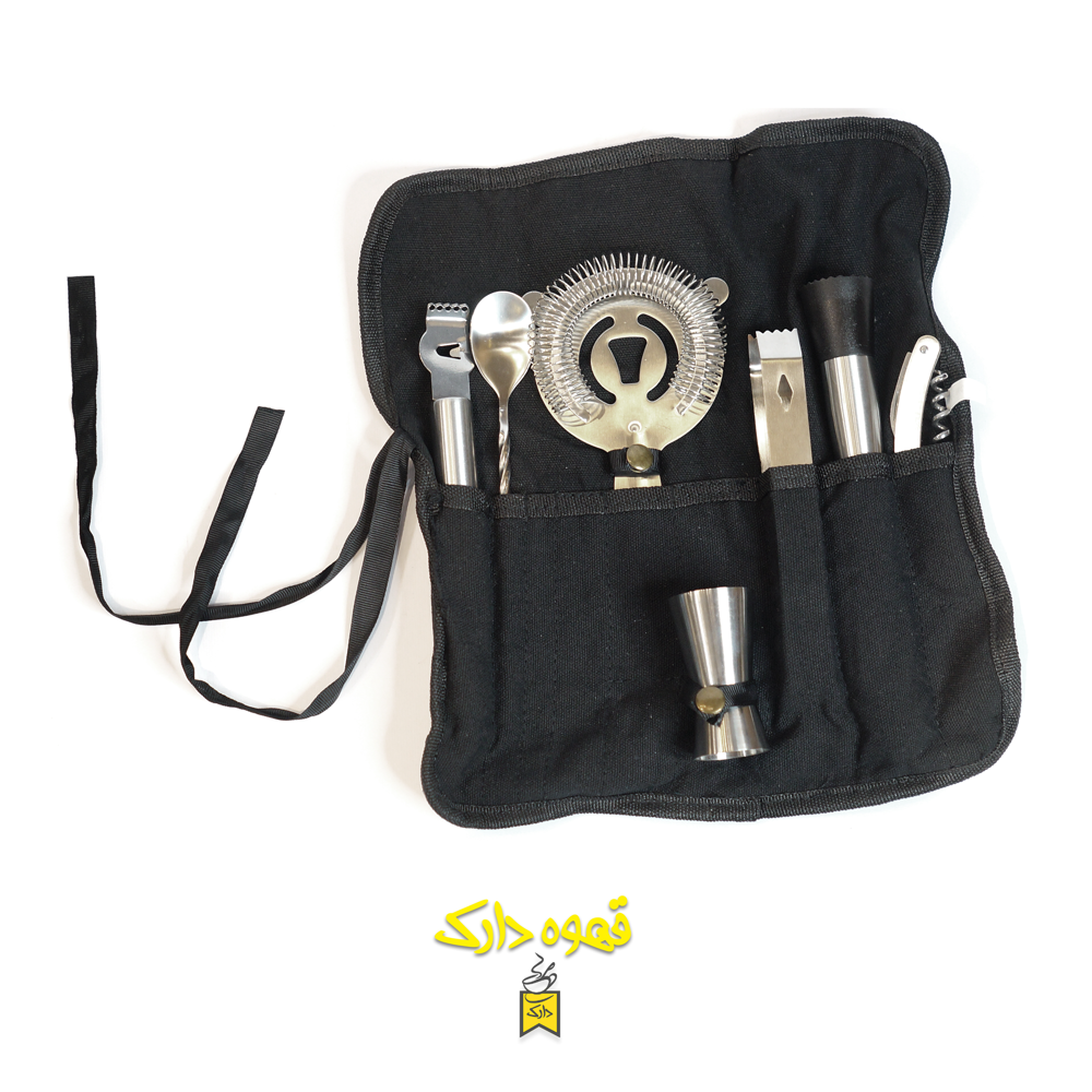 ست بار سرد ۷تیکه کاور مشکی